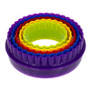 REGENT BAKEWARE COOKIE CUTTERS FLUTED MULTI-COLOURED 5PCS SET