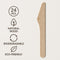 REGENT DISPOSABLE WOODEN KNIVES 24PK