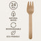 REGENT DISPOSABLE WOODEN FORKS 24PK, 160MM