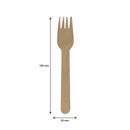 REGENT DISPOSABLE WOODEN FORKS 24PK, 160MM