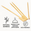 REGENT DISPOSABLE LARGE BAMBOO FOOD PADDLE PICKS 50PK, 180MM