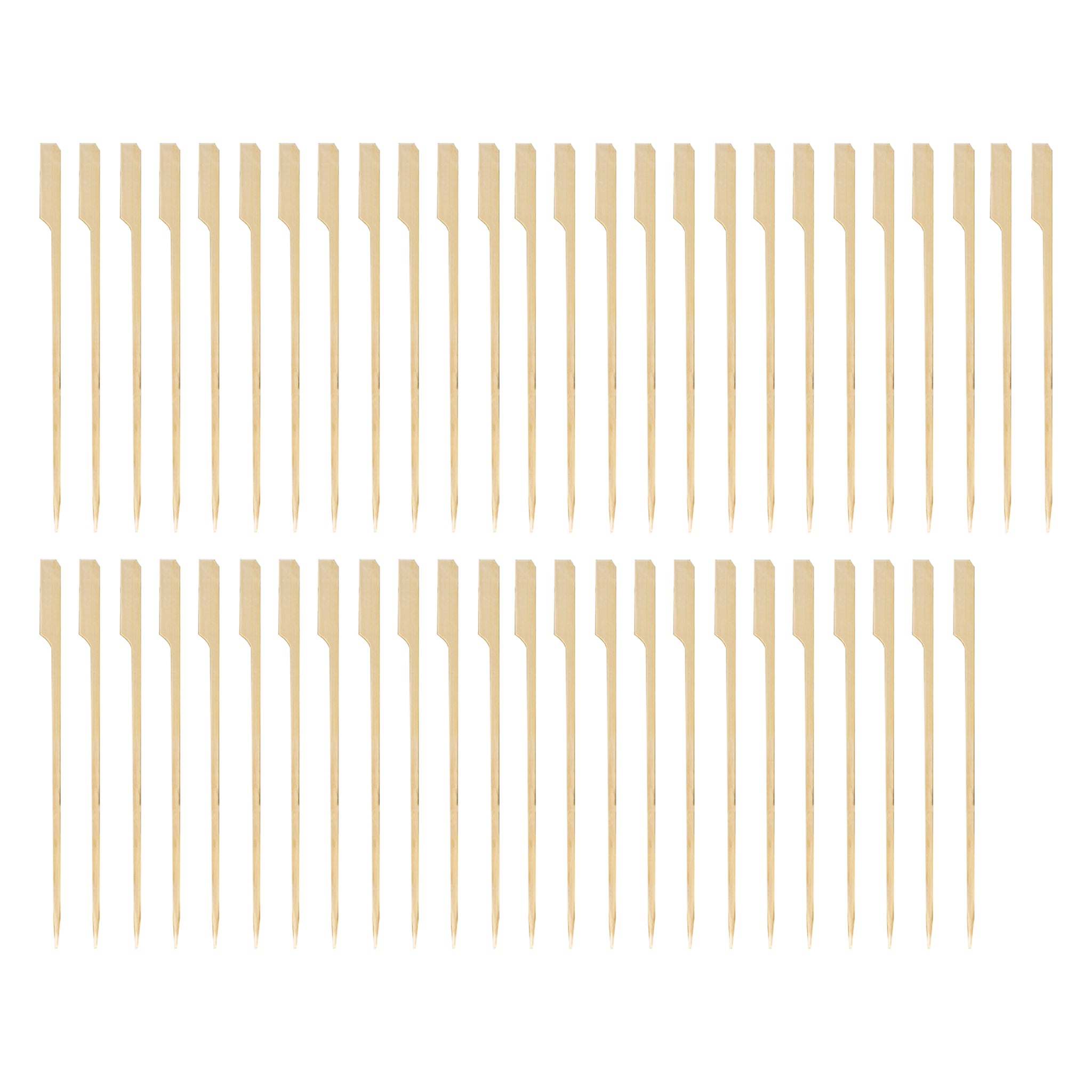 REGENT DISPOSABLE LARGE BAMBOO FOOD PADDLE PICKS 50PK, 180MM