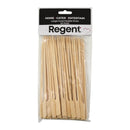 REGENT DISPOSABLE LARGE BAMBOO FOOD PADDLE PICKS 50PK, 180MM