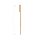 REGENT DISPOSABLE BAMBOO FOOD PADDLE PICKS 50PCS, (120MM)