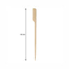 REGENT DISPOSABLE MEDIUM BAMBOO FOOD PADDLE PICKS 50PK, 120MM