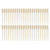 REGENT DISPOSABLE MEDIUM BAMBOO FOOD PADDLE PICKS 50PK, 120MM
