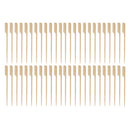 REGENT DISPOSABLE BAMBOO FOOD PADDLE PICKS 50PCS, (120MM)