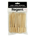 REGENT DISPOSABLE MEDIUM BAMBOO FOOD PADDLE PICKS 50PK, 120MM