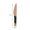 REGENT DISPOSABLE WOODEN KNIVES WITH COLOURED POLKA DOTS 24PK, 160MM