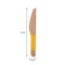 REGENT DISPOSABLE WOODEN KNIVES WITH COLOURED POLKA DOTS 24PCS, (160MM)