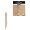 REGENT DISPOSABLE WOODEN KNIVES 100PK, 165MM