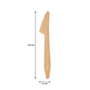 REGENT DISPOSABLE WOODEN KNIVES 100PCS, (165X22MM)