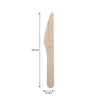 REGENT DISPOSABLE WOODEN KNIVES 100PK, 165MM