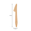 REGENT DISPOSABLE WOODEN KNIVES 100PCS, (165X22MM)