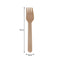 REGENT DISPOSABLE WOODEN FORKS 100PCS, (160X26MM)