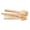 REGENT DISPOSABLE WOODEN FORKS 100PCS, (160X26MM)