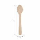REGENT DISPOSABLE WOODEN SPOONS 100PK, 158MM