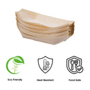 REGENT DISPOSABLE WOODEN BOAT LARGE 20PK, 220MM