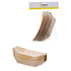 REGENT DISPOSABLE WOODEN BOAT LARGE 20PCS, (210X110MM)