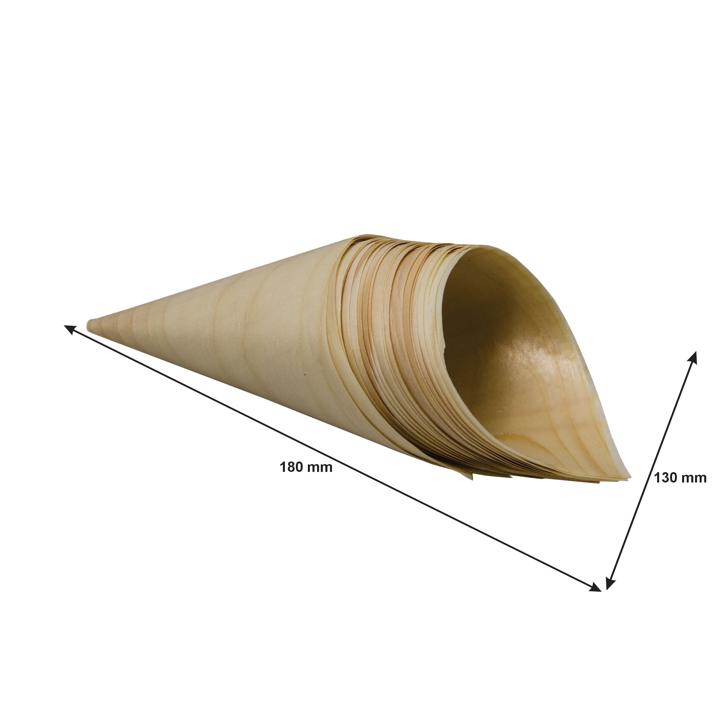 REGENT DISPOSABLE LARGE WOODEN CONES 20PK