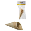 REGENT DISPOSABLE MEDUIM WOODEN CONES 20PK, 155MM