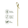 REGENT DISPOSABLE BAMBOO KNOT PICKS 50PK, 120MM