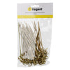 REGENT DISPOSABLE BAMBOO KNOT PICKS 50PCS, (130MM)