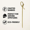 REGENT DISPOSABLE BAMBOO KNOT PICKS 50PK, 90MM