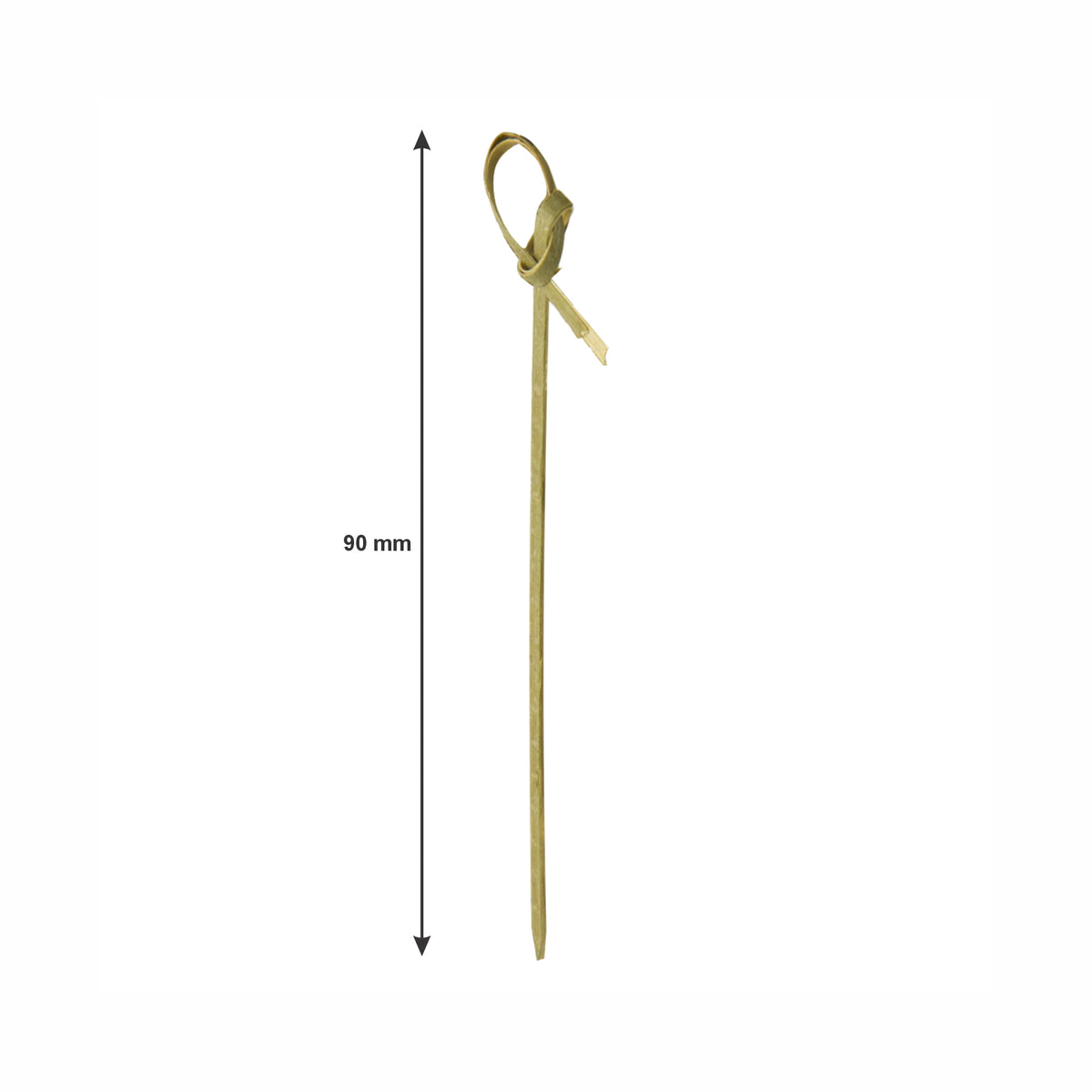 REGENT DISPOSABLE BAMBOO KNOT PICKS 50PK, 90MM