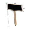REGENT DISPOSABLE WOODEN BLACKBOARD PICK 6PCS, (150X65X45MM)
