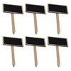 REGENT DISPOSABLE WOODEN BLACKBOARD PICK 6PK 125MM