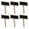 REGENT DISPOSABLE WOODEN BLACKBOARD PICK 6PCS, (150X65X45MM)
