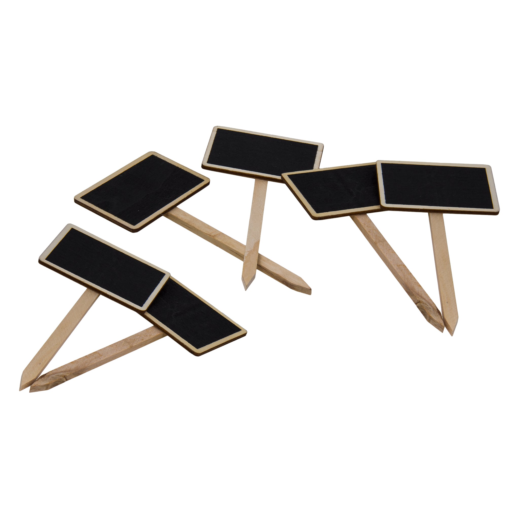REGENT DISPOSABLE WOODEN BLACKBOARD PICK 6PK 125MM