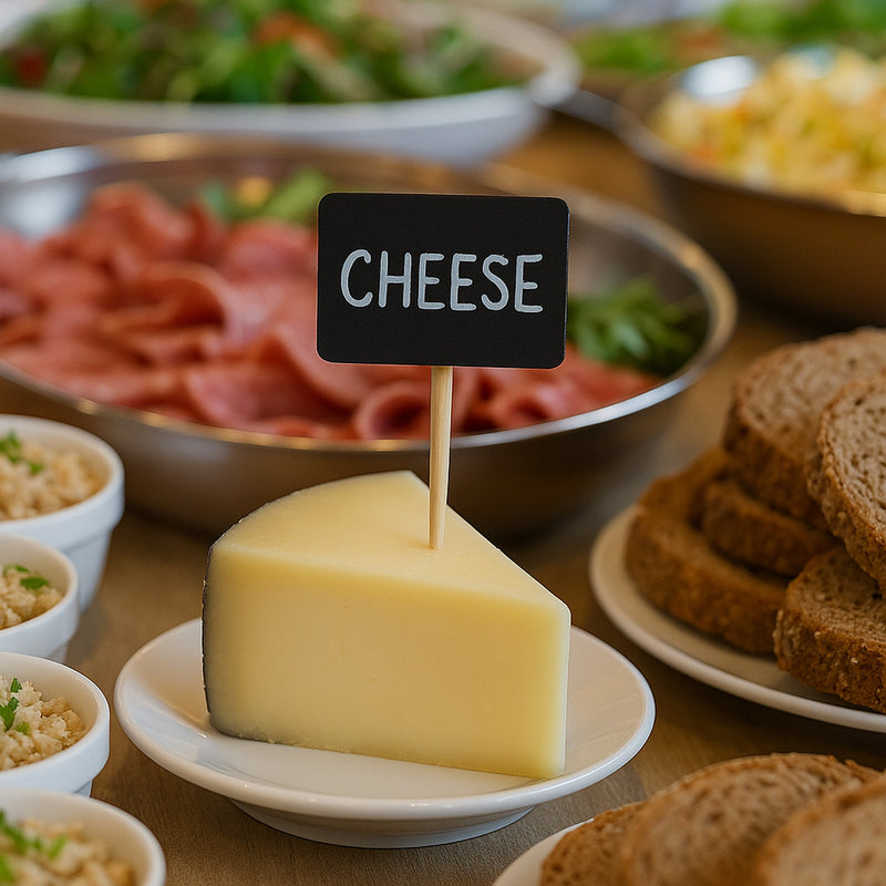 REGENT DISPOSABLE WOODEN BLACKBOARD PICKS 10PK, 85MM