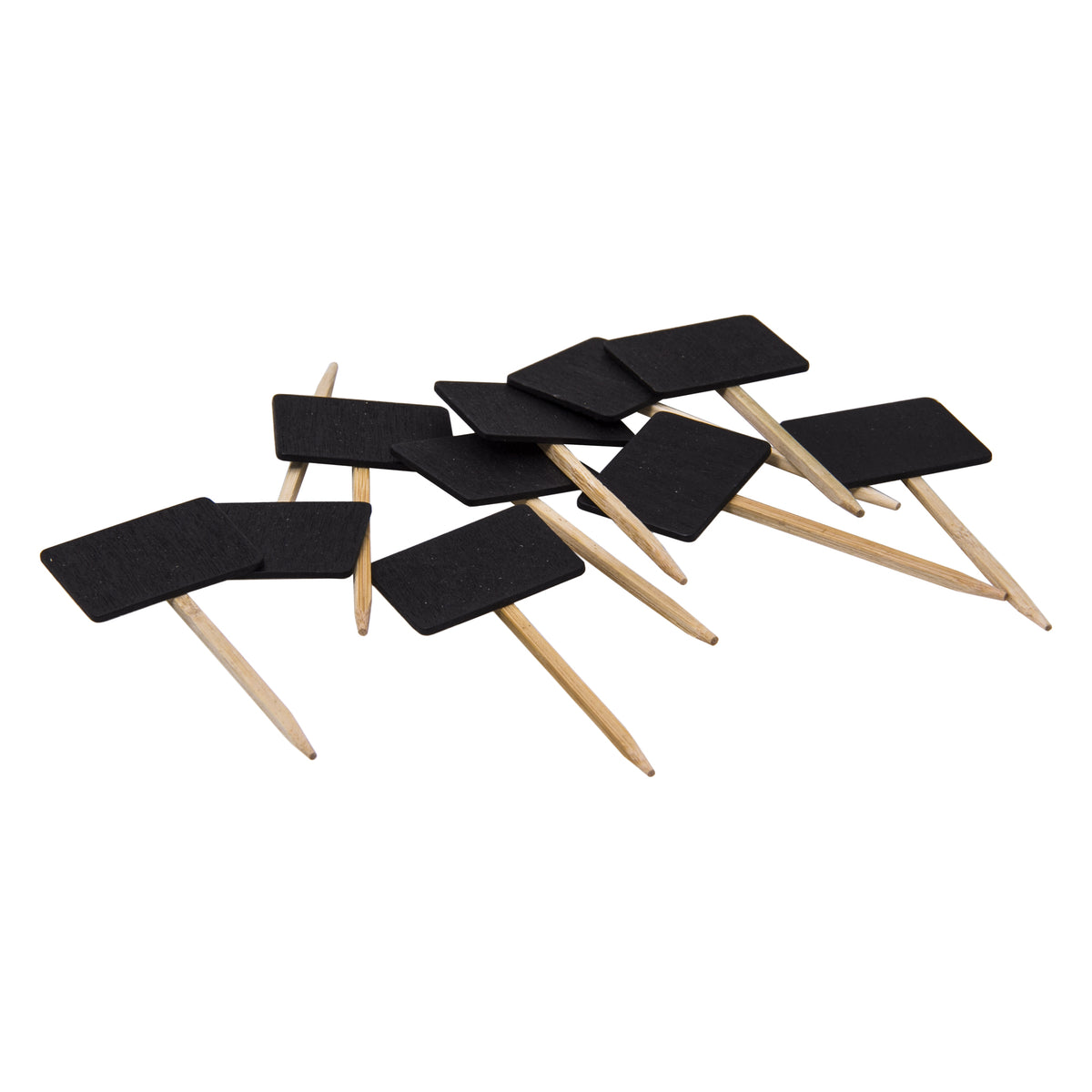 REGENT DISPOSABLE WOODEN BLACKBOARD PICKS 10PK, 85MM