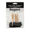 REGENT DISPOSABLE WOODEN BLACKBOARD PICKS 10PK, 85MM