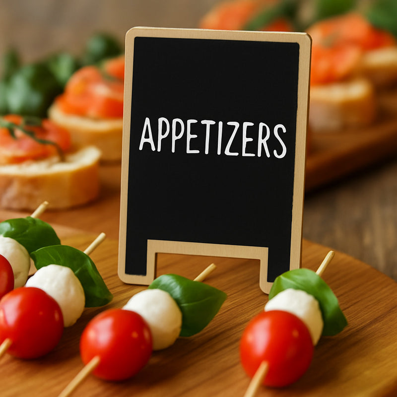 REGENT DISPOSABLE WOODEN A FRAME BLACKBOARD STANDS 2PK, 120X75MM