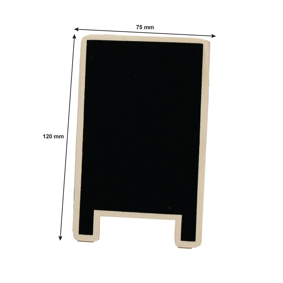 REGENT DISPOSABLE WOODEN A FRAME BLACKBOARD STANDS 2PK, 120X75MM