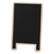 REGENT DISPOSABLE WOODEN A FRAME BLACKBOARD STANDS 2PCS, (120X75MM)