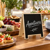 REGENT DISPOSABLE WOODEN A FRAME BLACKBOARD STAND 1PK, 150X170MM