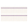 REGENT DISPOSABLE BAMBOO PICKS WITH COLOURED BEADS 50PK, 120MM