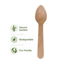 REGENT DISPOSABLE WOODEN TEASPOONS 24PK, 110MM