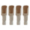 REGENT DISPOSABLE WOODEN MINI SCOOPS 4PCS, (75X20MM)