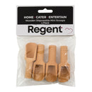REGENT DISPOSABLE WOODEN MINI SCOOPS 4PK, 20X75MM