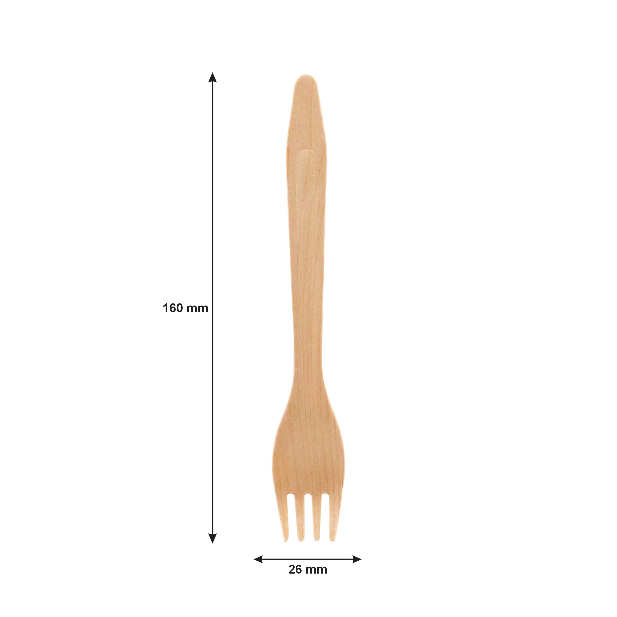REGENT DISPOSABLE WOODEN CUTLERY 18 PCS SET, (6 SPOONS, 6 KNIVES & 6 FORKS)