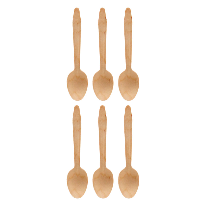 REGENT DISPOSABLE BAMBOO CUTLERY 18PCS SET, (6 SPOONS, 6 KNIVES & 6 FORKS)