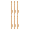 REGENT DISPOSABLE WOODEN CUTLERY 18 PCS SET, (6 SPOONS, 6 KNIVES & 6 FORKS)