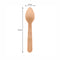 REGENT DISPOSABLE BAMBOO MINI COCKTAIL TEASPOONS 20PCS, (110MM)