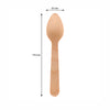 REGENT DISPOSABLE BAMBOO MINI COCKTAIL TEASPOONS 20PCS, (110MM)