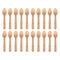 REGENT DISPOSABLE BAMBOO MINI COCKTAIL TEASPOONS 20PCS, (110MM)